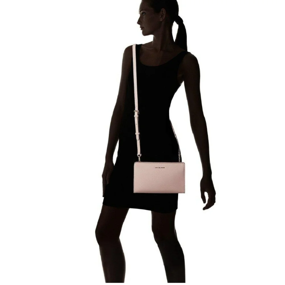 MICHAEL KORS Jet Set Large Saffiano Leather Convertible Crossbody Bag - Picture 5 of 7